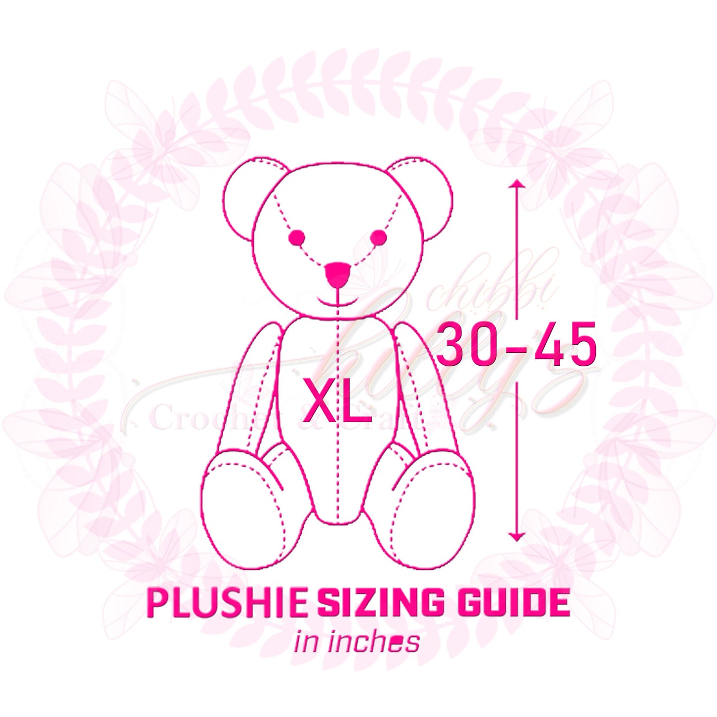 Extra Large Custom Crochet Plush Toy