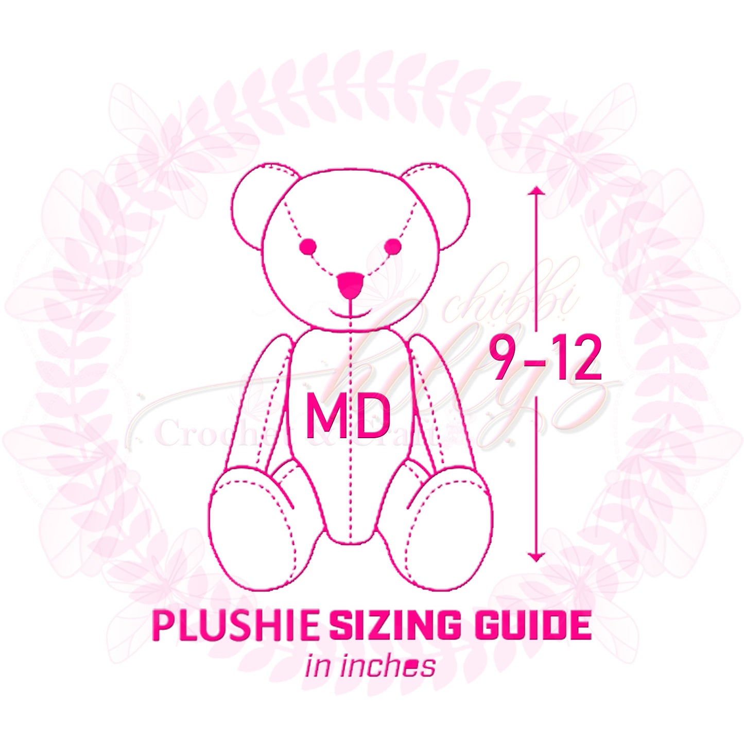 Medium Custom Crochet Plush Toy