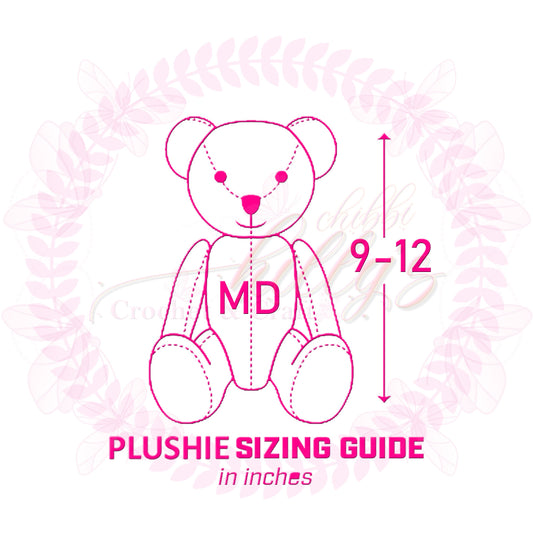 Medium Custom Crochet Plush Toy