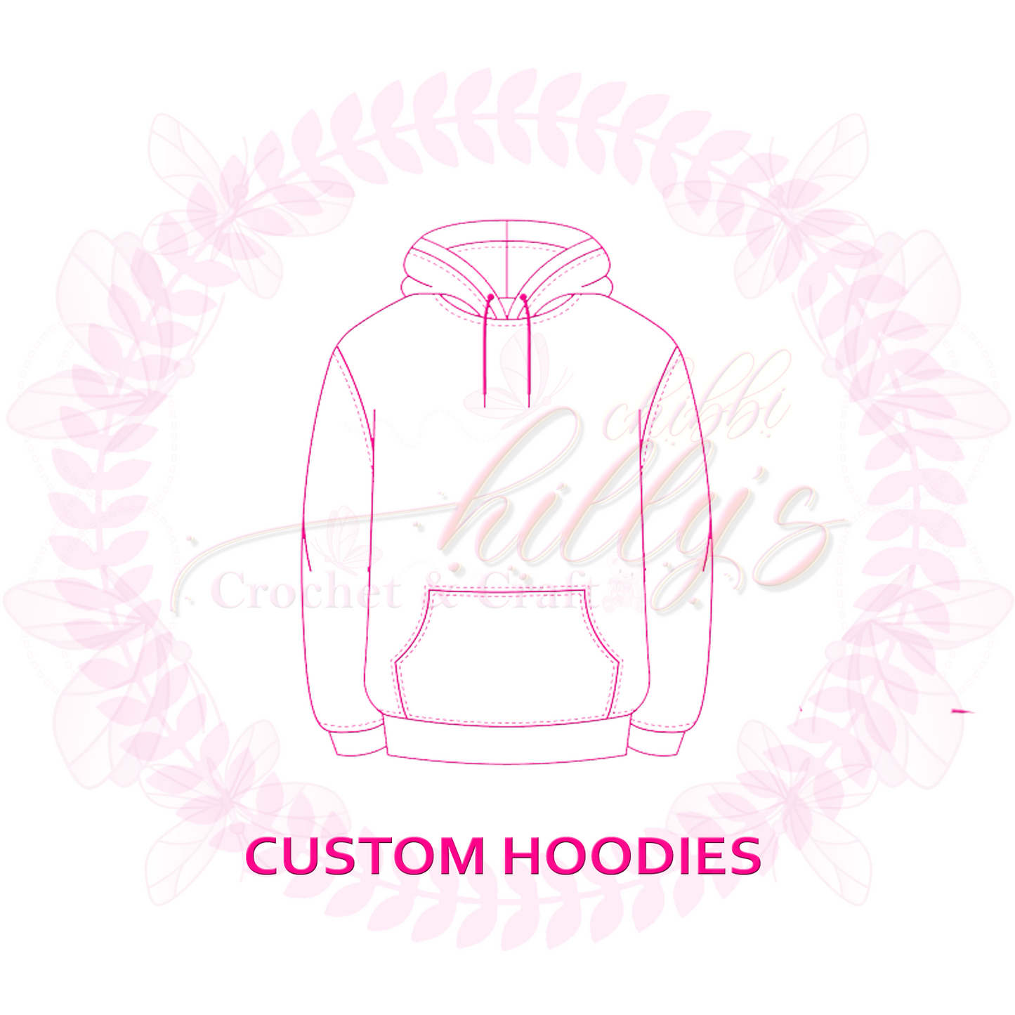 Custom Crochet Chibbi Hoodie