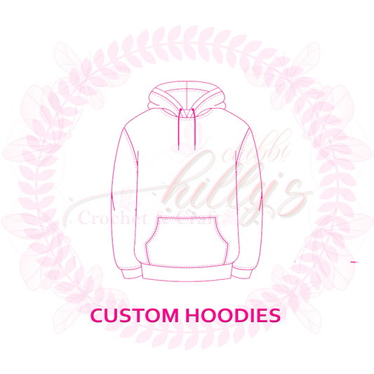 Custom Crochet Chibbi Hoodie