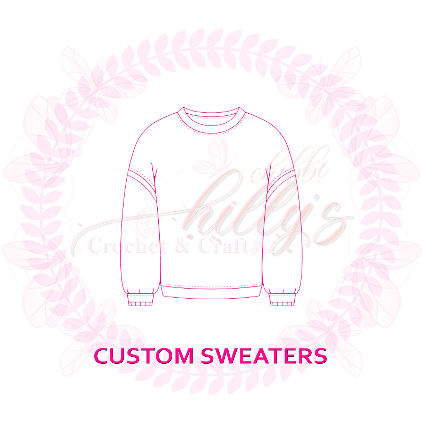 Custom Crochet Chibbi Sweater
