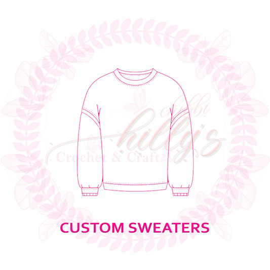 Custom Crochet Chibbi Sweater